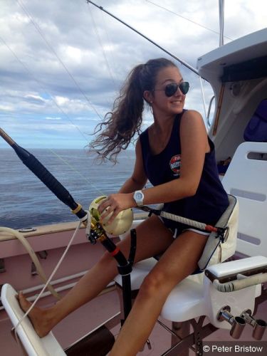 Katherine in the chair