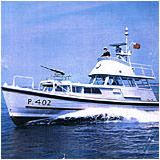 The 'Katherine B' as a Royal Navy gunboat 1967